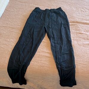 Hollister Black Ultra-High Rise Joggers S